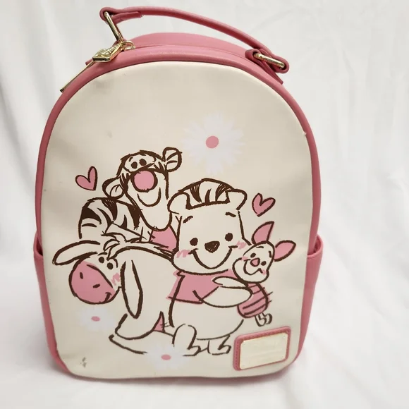 NEW Loungefly Disney Winnie the Pooh Sketch Mini Backpack EXCLUSIVE DROP: Loungefly Disney Winnie the Pooh Sketch Art  main image 4